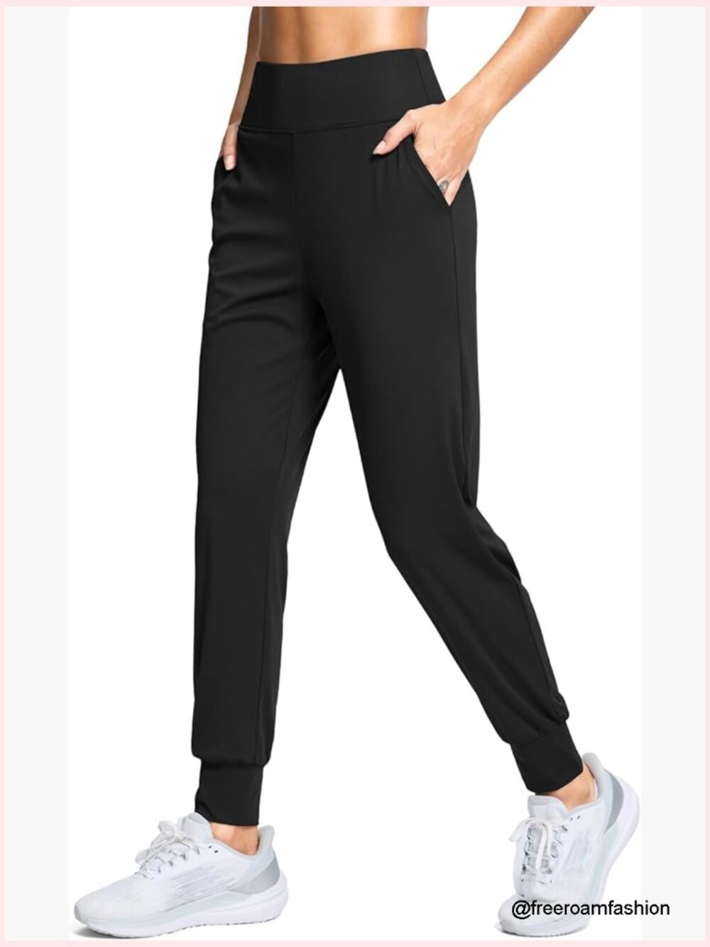 High Waisted Joggers with Pockets Lightweight Athletic Workout Pants